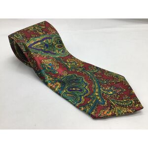 Select Handmade Paisley Necktie Multicolored Formal Business Office Church